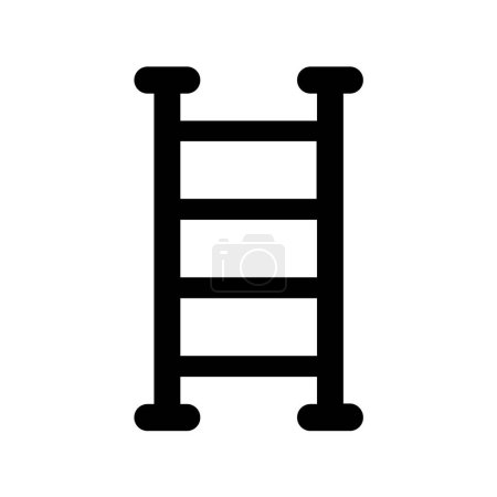 Ilustración de Vector de icono de escalera aislado en el fondo blanco para su diseño web y aplicación móvil, concepto de logotipo de escalera - Imagen libre de derechos