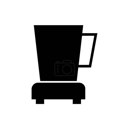 Ilustración de Icono de la máquina de café, estilo plano - Imagen libre de derechos
