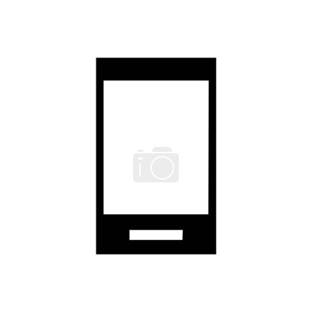 Téléchargez les illustrations : Icône vectorielle simple du smartphone - en licence libre de droit