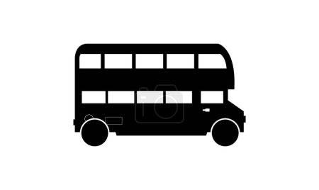 Illustration for Bus icon vector illustration - Royalty Free Image