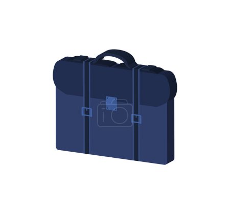 Illustration for Suitcase with travel bag icon - Royalty Free Image