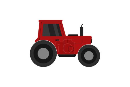 Ilustración de Icono del tractor. ilustración plana de los iconos del vector tractor para la web - Imagen libre de derechos