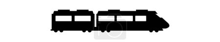 Illustration for Train icon vector illustration - Royalty Free Image