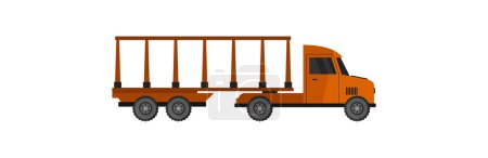 Téléchargez les illustrations : Icône camion. Illustration de dessin animé de l'icône vectorielle de camion pour le web - en licence libre de droit