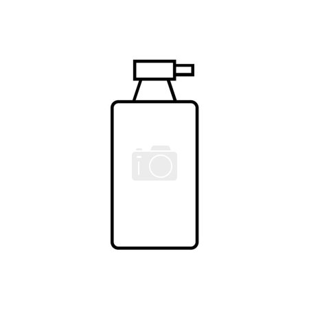 Illustration for Vector illustration of a bottle of gel - Royalty Free Image