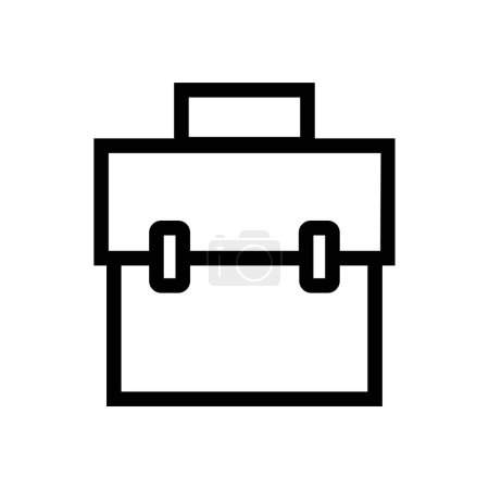 Illustration for Bag vector thin line icon - Royalty Free Image