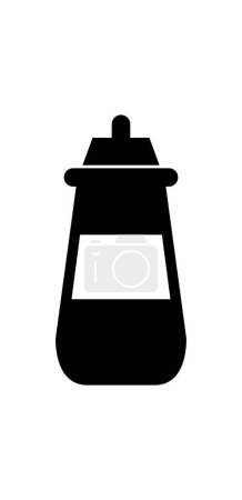 baby bottle web icon vector illustration