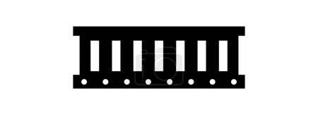 Ilustración de Vector de icono de memoria, vector de icono de RAM. - Imagen libre de derechos