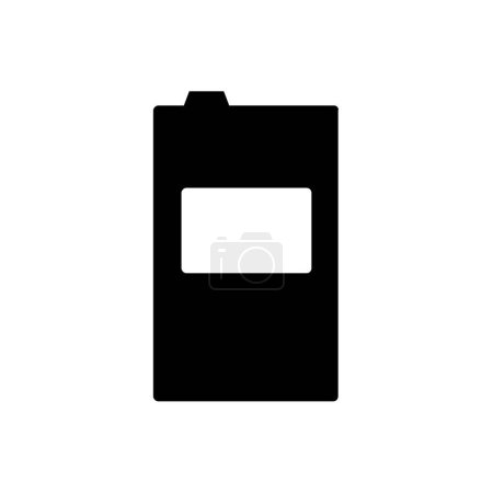 Illustration for Battery icon. vector illustration design - Royalty Free Image