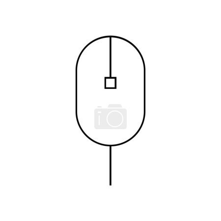Illustration for Computer mouse icon vector illustration - Royalty Free Image