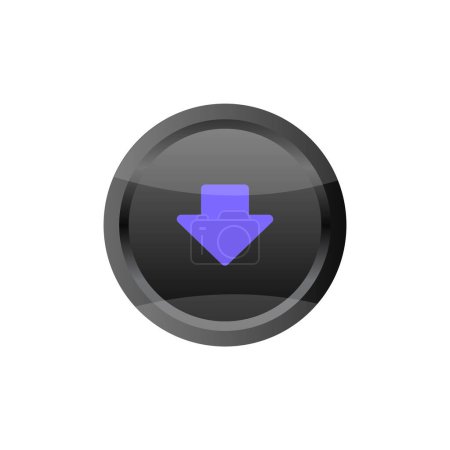 Ilustración de Vector moderno botón para fondo web - Imagen libre de derechos