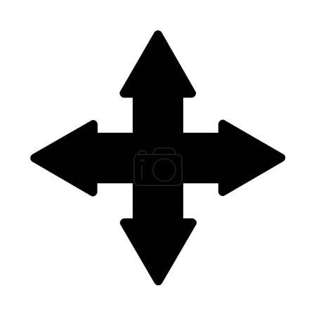 Illustration for Arrows. web icon simple illustration - Royalty Free Image