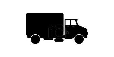 Téléchargez les photos : Illustration vectorielle icône camion - en image libre de droit