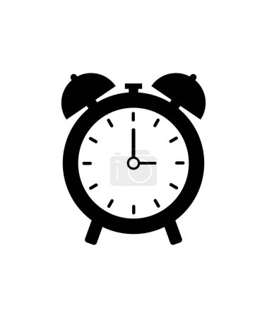Téléchargez les illustrations : Horloge illustration vectorielle icône moderne - en licence libre de droit