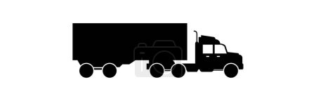 Illustration for Truck vector illustration icon design - Royalty Free Image