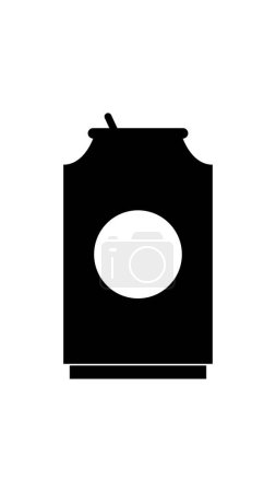 Illustration for Soda can icon vector illustration - Royalty Free Image