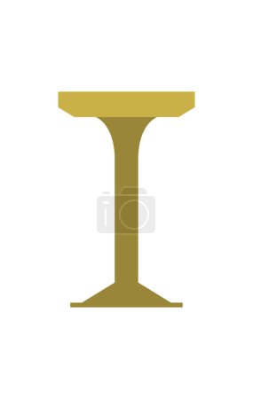 Illustration for Bar stool icon vector illustration. - Royalty Free Image
