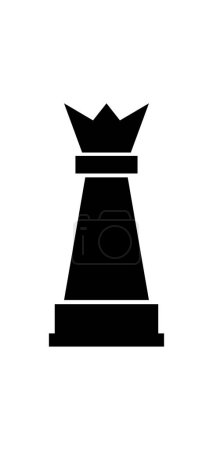 Illustration for Chess figure  vector illustration isolated on background - Royalty Free Image