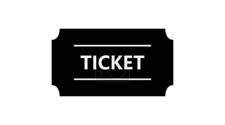 Illustration for Cinema ticket vector icon illustration design - Royalty Free Image
