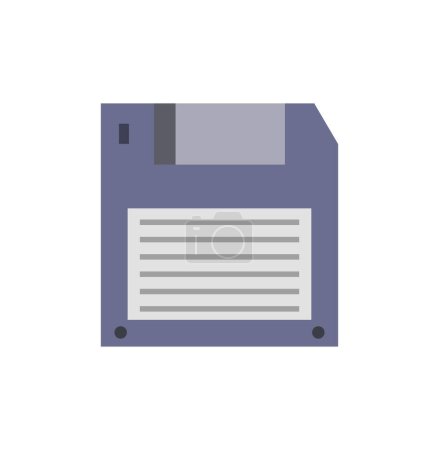 Téléchargez les illustrations : Ordinateur disquette icône web disque - en licence libre de droit