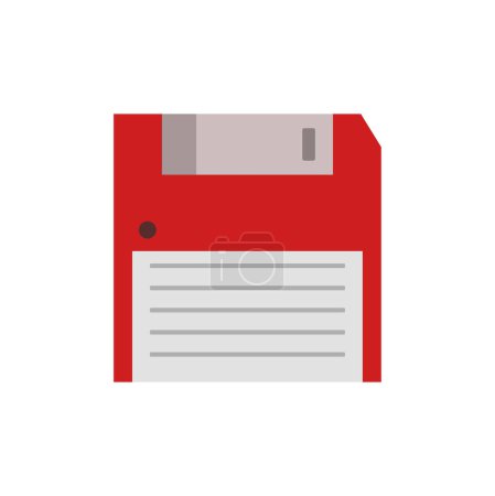 Téléchargez les illustrations : Ordinateur disquette icône web disque - en licence libre de droit