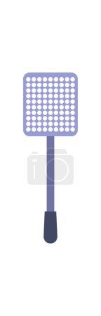Illustration for Flyswatter flat icon, vector illustration - Royalty Free Image