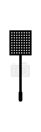 Flyswatter flat icon, vector illustration