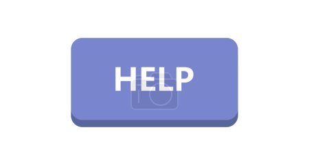 Ilustración de Icono del botón de ayuda. icono de ayuda. - Imagen libre de derechos