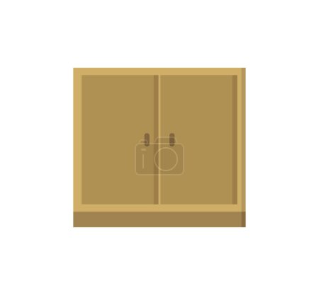 Illustration for Kitchen cabinet icon, vector illustration simple design - Royalty Free Image