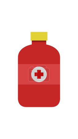 Photo for Medical bottle icon, vector illustration - Royalty Free Image