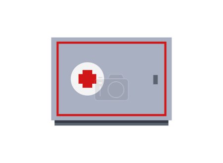 Illustration for Medical cabinet icon, vector illustration - Royalty Free Image