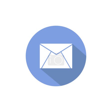 Illustration for Envelope mail icon, vector illustration - Royalty Free Image