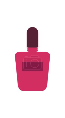 Illustration for Nail polish icon. vector graphic - Royalty Free Image