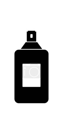 Téléchargez les illustrations : Poivre spray web icône vectoriel illustration - en licence libre de droit
