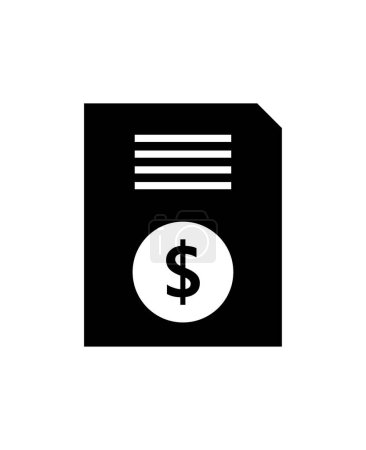  Gehaltszettel-Icon-Vektordesign