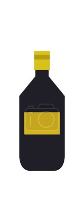 Illustration for Soy sauce bottle web icon - Royalty Free Image