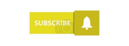 Illustration for Subscribe button icon vector illustration - Royalty Free Image