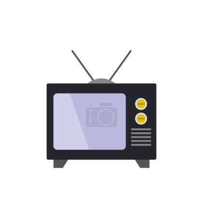 Illustration for Television tv icon, vector illustration - Royalty Free Image