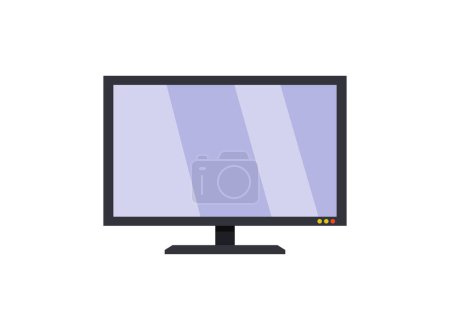 Illustration for Computer monitor icon vector design - Royalty Free Image