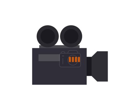Ilustración de Icono de la cámara de vídeo vector ilustración - Imagen libre de derechos