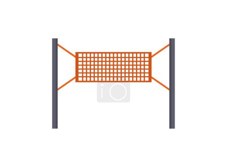 Ilustración de Vector icono de la red de voleibol - Imagen libre de derechos