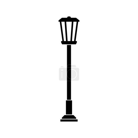 Illustration for Street lamp vector icon illustration - Royalty Free Image