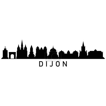 Illustration for Dujon cityscape vector illustration - Royalty Free Image