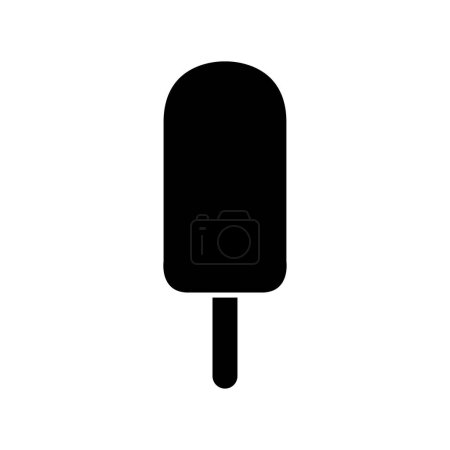 Téléchargez les illustrations : Icône de crème glacée vecteur. mince signe de ligne. illustration de symbole de contour isolé - en licence libre de droit
