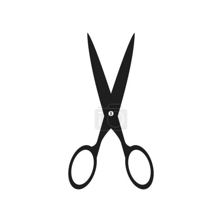 Illustration for Scissors. vector illustration on white background. - Royalty Free Image