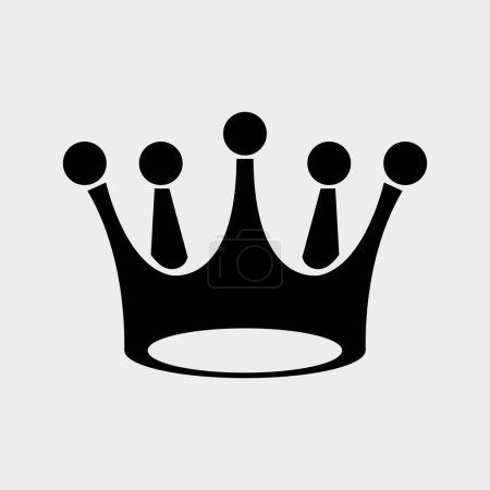 Illustration for Crown icon, vector illustration - Royalty Free Image