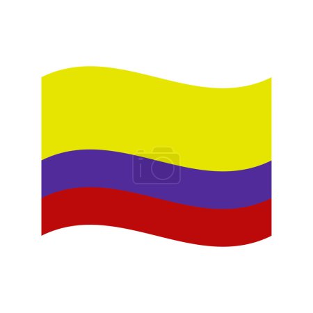 Illustration for Venezuela country flag isolated - Royalty Free Image