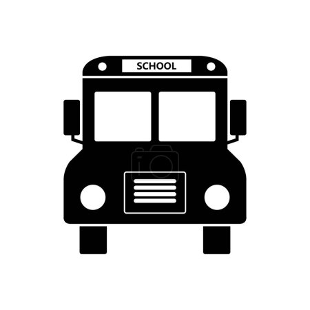 Téléchargez les illustrations : Illustration vectorielle icône bus - en licence libre de droit