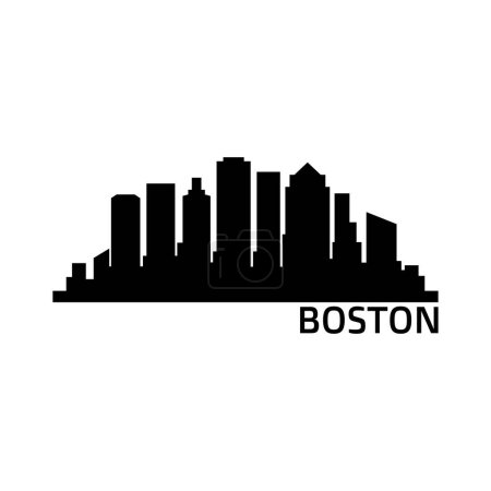 Illustration for Boston USA city vector illustration - Royalty Free Image