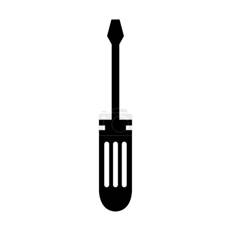 Illustration for Screwdriver icon, simple style - Royalty Free Image